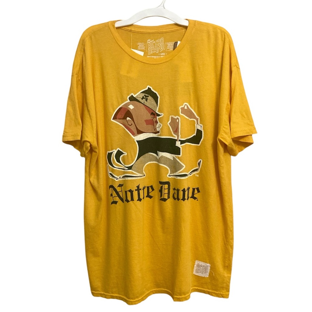 The Original Retro Brand Notre Dame Fighting Irish Tee Shirt size L